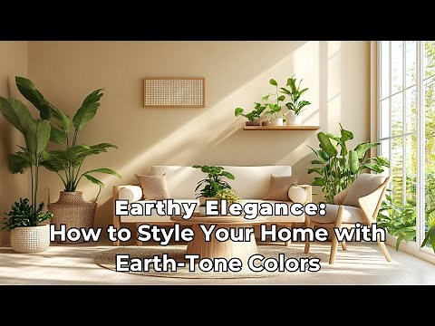Earthy Elegance: How to Style Your Home with Earth-Tone Colors