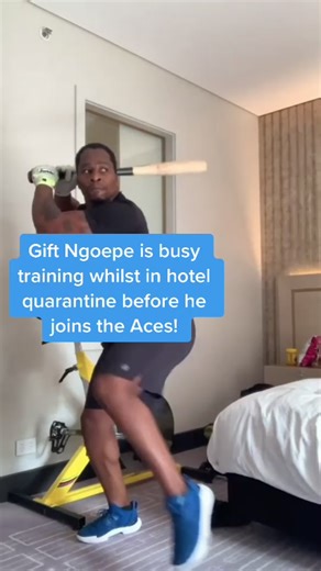 Gift Ngoepe Quarantine Training for Melbourne Aces