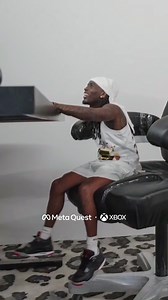 Big screen, big chair, big throne, big pizza, big arcade, big ball, big hoop, big stream, little Kai. https://metaque.st/4khgG2h | Meta Quest