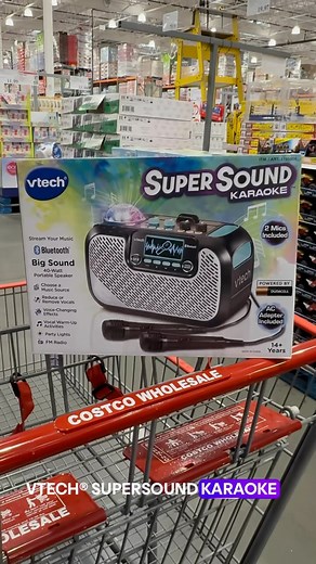 Evelyn Gonzalez on Instagram: "#ad  Make the holidays shine with the VTech® SuperSound Karaoke Machine®, exclusively at Costco!  Stream music, sing with vocal effects, and light up the party with multicolored lights and a duet-ready second mic. The perfect gift for endless fun this season! ✨ #HolidayGift @vtechtoys Pacoima Item #️⃣1785056 #costcosisters #costco #costcofinds #costcosavings #KaraokeTime #CostcoFinds"