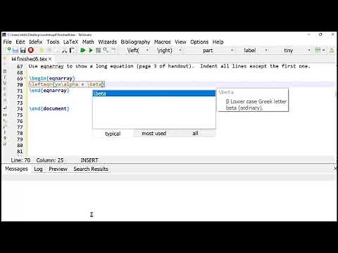 Using eqnarray for an Equation that is More than 1 Line in LaTeX