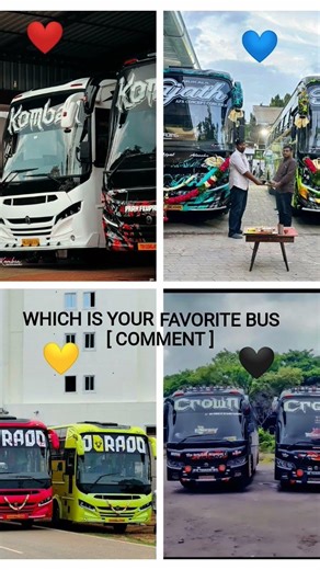 WHICH IS YOUR FAVORITE BUS COMMENT 🌿#leylandbus #travel #kerala #karnataka #tamilnadu #trending