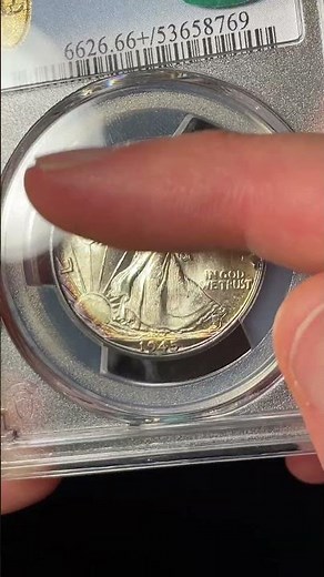 1945-S PCGS MS66+ CAC Walking Liberty Half Dollar