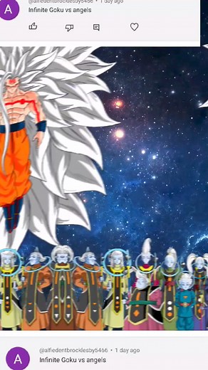 9.3K views · 405 reactions | Infinity goku vs angels??? Who is strongest??? | NF ultra | Facebook