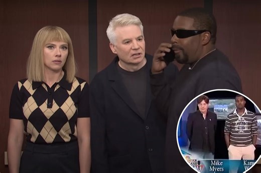 Mike Myers reunites with 'Kanye West' on 'SNL' 20 years after George Bush callout