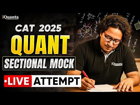 CAT 2025 Quant Live Mock Test Attempt | Strategy & Question Selection with ALP Sir