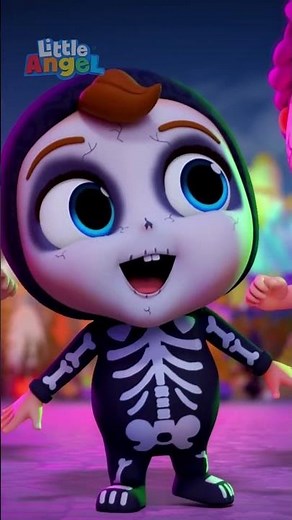 Parque de diverções no Halloween👻👻#cocomelon #littleangel #musicasinfantis