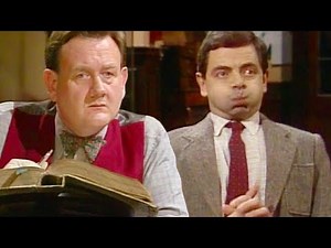 Mr. Bean Causes Havoc in the Library - Destroys Rare Book