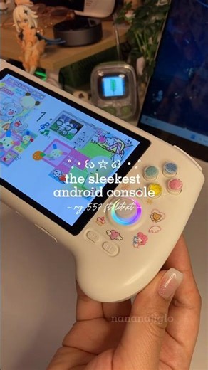 🤍 the sleekest android console I've tried so far #aesthetic #retrogaming #anbernic