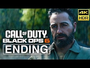 CALL OF DUTY BLACK OPS 6 ENDING - FULL ENDING & POST CREDIT CUTSCENE (4K)