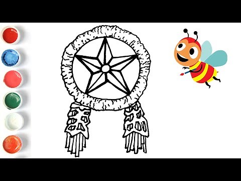 Easy Drawing for Kids | How to Draw and Paint a Parol easy | Filipino Christmas Lantern