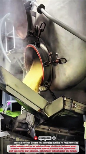 Industrial Pressure Steamer Best Innovative Machine For Food Processing #innovative #innovation