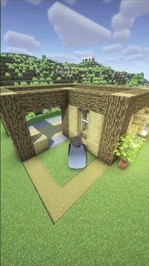 Minecraft Cozy Starter House 🏡 Easy Survival Build Tutorial #minecraft