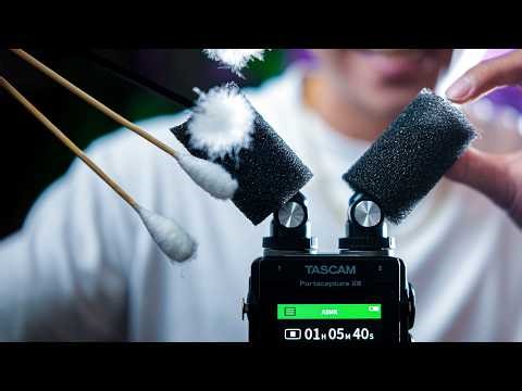 ASMR Ear Attention with Binaural Sounds — Slow & Close (No Talking)