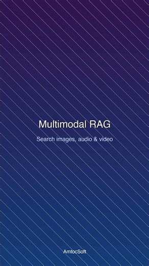 Multimodal RAG: Search Images, Audio & Video with AI #Shorts