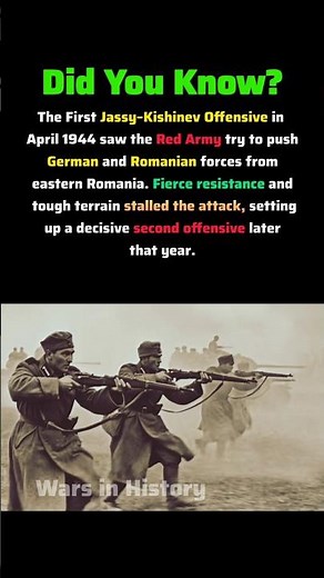 First Jassy–Kishinev Offensive (1944) – The Soviet Attack That Stalled #ww2