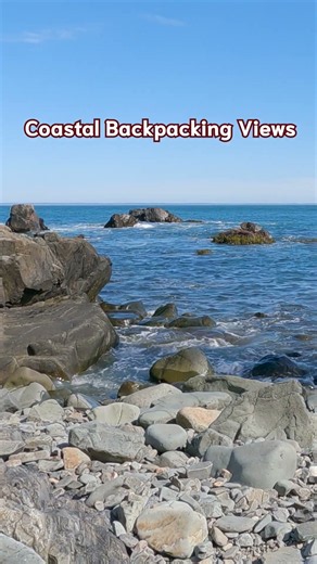 Coastal Backpacking - Solo Tent Camping on the Rocks & Cliffs Above the Ocean Alone in the Summer