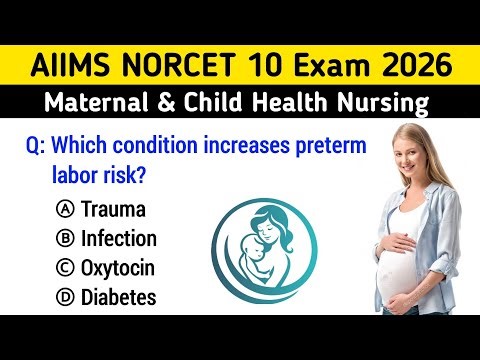 AIIMS NORCET 2026 | Maternal and Child Health Nursing MCQs | Previous Year Questions | NORCET MCQs