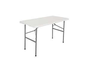 [Hot Item] 4FT Small Plastic Folding in Half Table for Garden