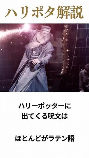 【ハリー・ポッター雑学】呪文に使われる言葉の"意味"を知ってる？？ #ハリーポッター