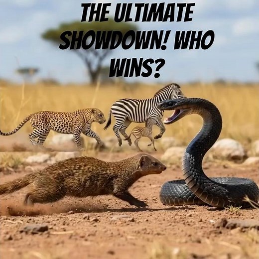 “King Cobra vs Mongoose – The Fight You Must See!” #snakevideo #mongoose #wildlife