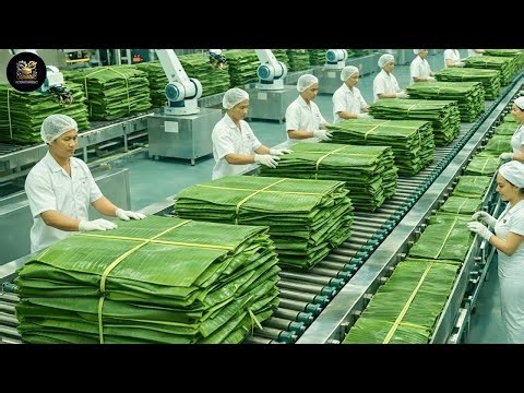 Inside a Modern Banana Leaf Factory – From Raw Leaves to Finished Products | Full Process