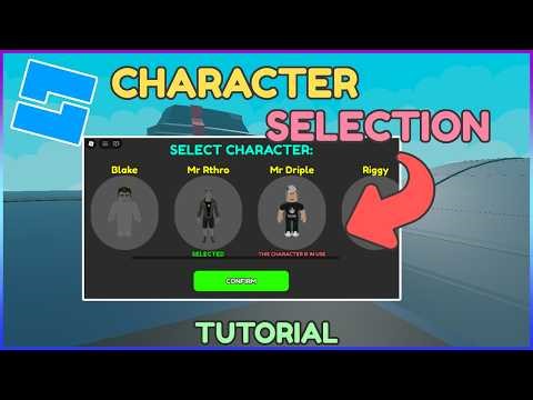 Make a Character Selection System in Roblox Studio