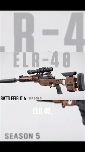 Обзор новой снайперской винтовки ELR-40 #battlefield6