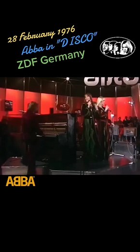 Abba Performance of 'Mamma Mia' on ZDF Germany 'DISCO'