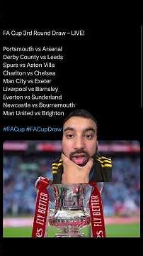 Fa Cup third round fixtures draw Manchester United Brighton #facup #manchesterunited #manutd