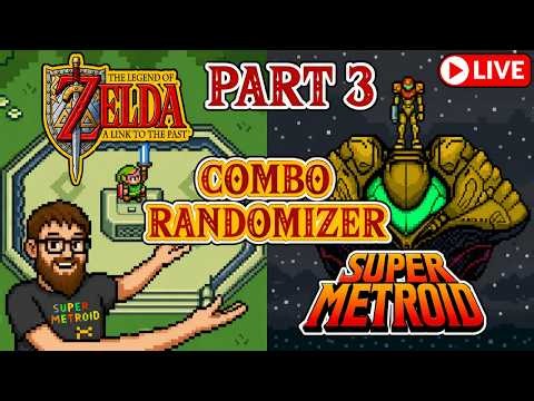 🔴 Part 3 Super Metroid/Link to the Past Combo Randomizer! Real SNES Footage! 1440p!