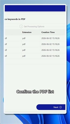 Batch fuzzy find and replace keywords in multiple PDF files