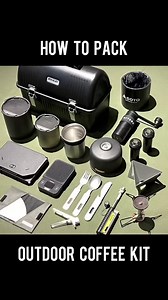 How to pack your outdoor coffee kit into a Stanley Lunch Box. | Wild Man Camping Club