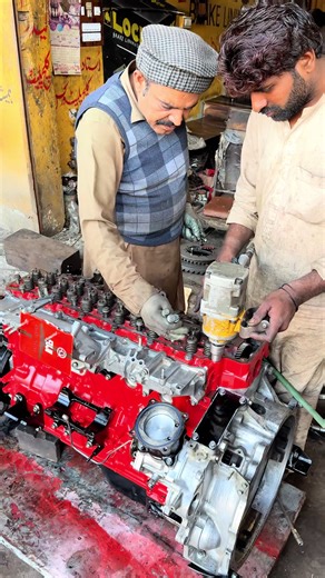 Restoring a Six Cylinder Diesel Engine Head