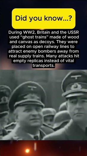 Ghost Trains: The Railway Deception of WW2