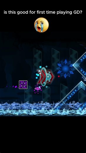 first time playing GD😀