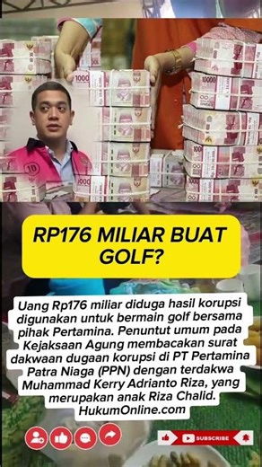 Uang miliaran untuk golf? #shorts #trending #viral #news #youtubeshorts #berita #shortvideo #youtube