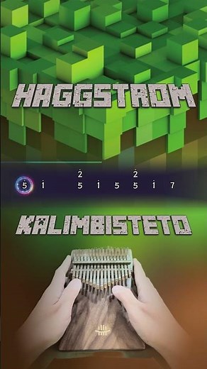 How to play #Haggstrom (#Minecraft #C418) #kalimbatabs #kalimbacover