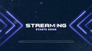 Neon Streaming Intro With Blue Neon Lights And Progress Bar _V3.mp4