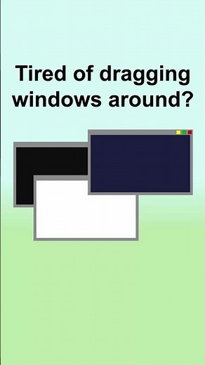 Tiling Window Manager on Windows? Yep #desktop #windows
