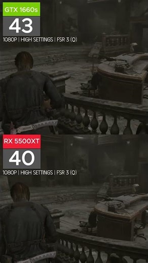Resident Evil Requiem - GTX 1660 Super VS RX 5500 XT