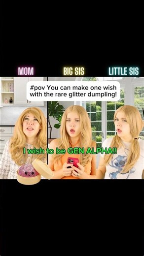 #pov Your Mom wishes to be Gen Alpha