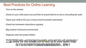 Best Practices for Online Learning - with Chinese subtitles