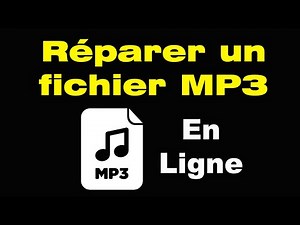 Comment réparer un fichier MP3 endommagé en ligne