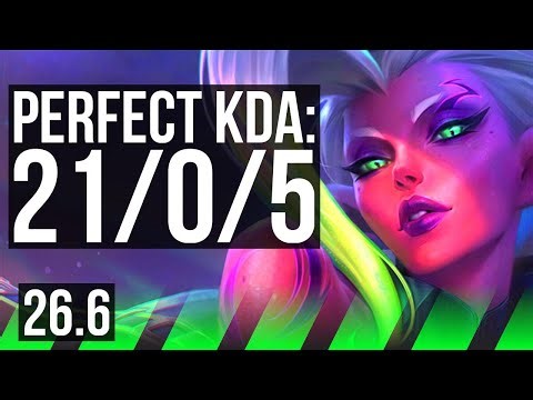 ZYRA vs NOCTURNE (JGL) | Perfect KDA: 21/0/5 | EUW Master | 26.6