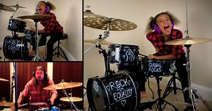 Nandi Bushell Responds To Dave Grohl's Them Crooked Vultures "Dead End Friends" Drum Challenge [Watch]
