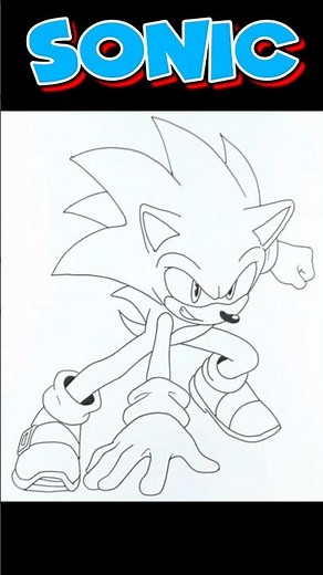This Sonic Drawing Gets EPIC Fast! ⚡🔥