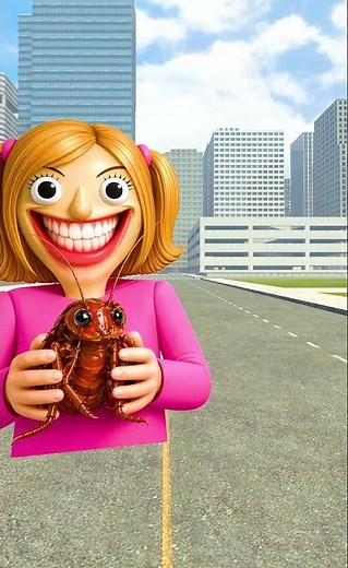 Girl Baldi Stole Cockroach From OG BALDI In Liminal Hotel Garry's Mod GMOD