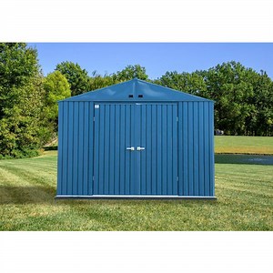 Arrow Elite Storage Shed 14 ft. W x 10 ft. D x 8 ft. H Metal Shed 140 sq. ft. EG1014BG