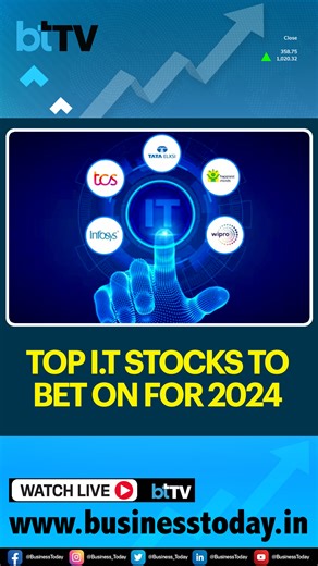 1.7K views · 12 reactions | Which I.T. Stocks You Should Invest In 2024? #stockmarket #itstocks #stocktoinvest #stocktobuy #stockstowatch | Business Today | Facebook